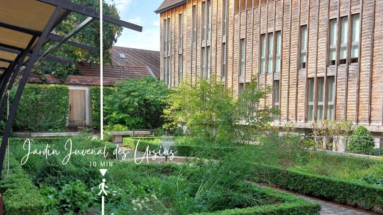 トロワ Le Cordelier - Jardin En Plein Centre - Quais De Seineヴィラ エクステリア 写真
